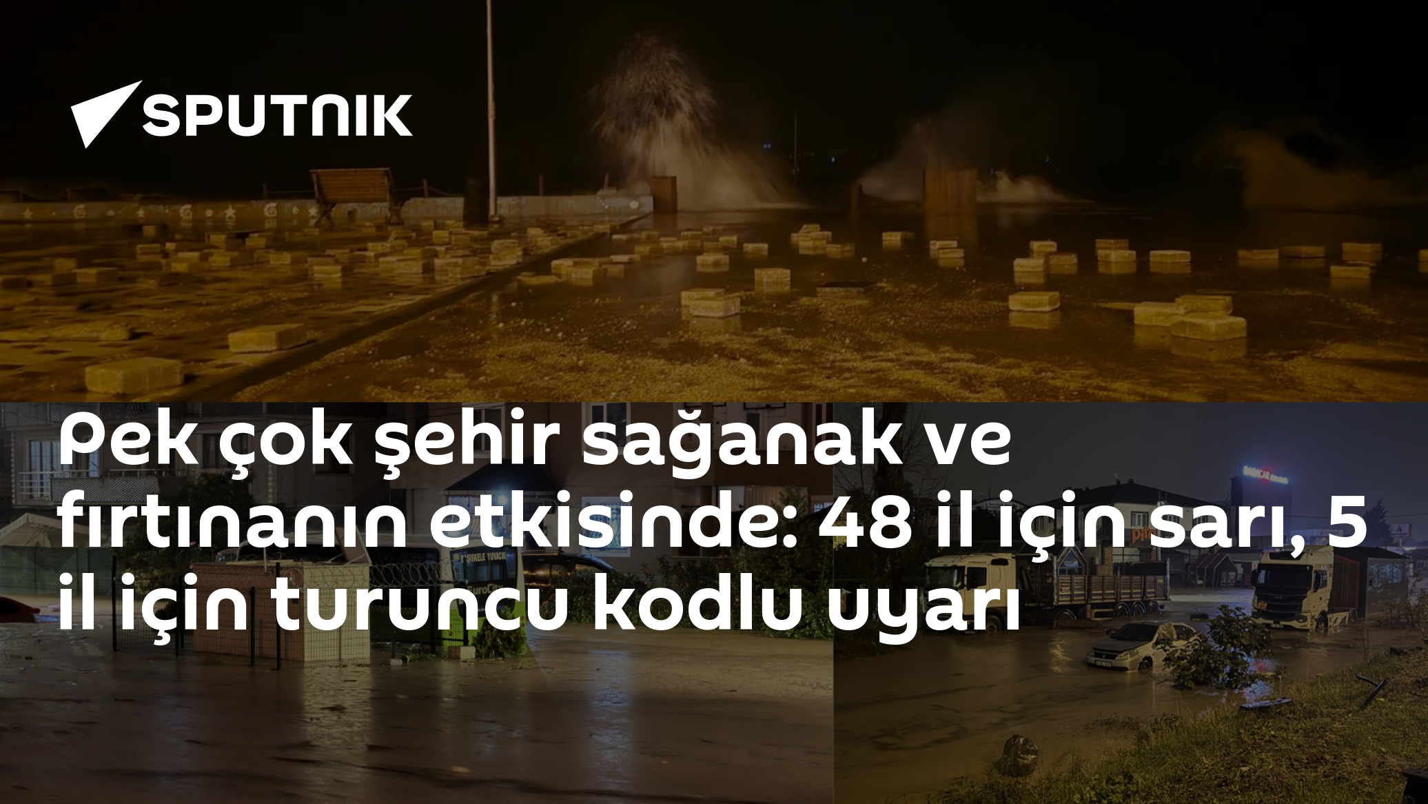 Marmara'yı sağanak ve fırtına vurdu: Dereler taştı, yollar kapandı, 1 kişi hayatını kaybetti