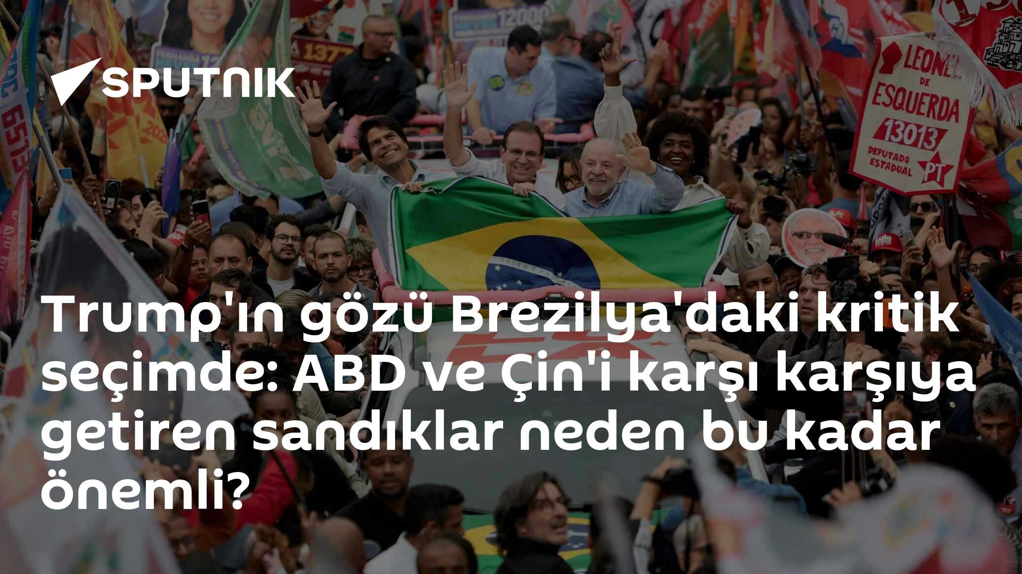 Brezilya'da ikinci tur yarışı: Lula ile Flávio Bolsonaro 25 Ekim'de kapışacak