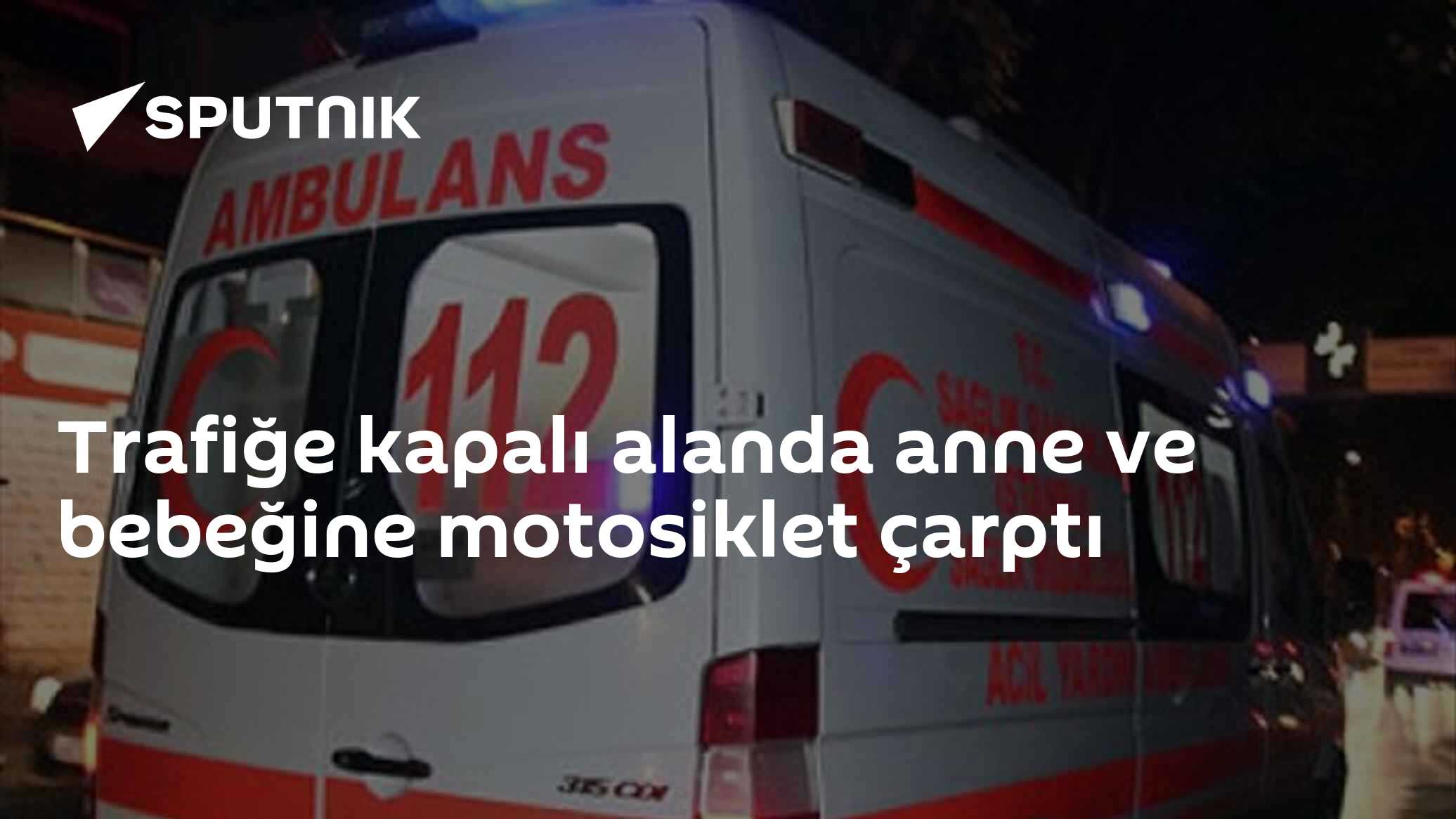Lüleburgaz'da Trafiğe Kapalı Sokakta Devrilen Motosiklet Anne ve Bebeğine Çarptı