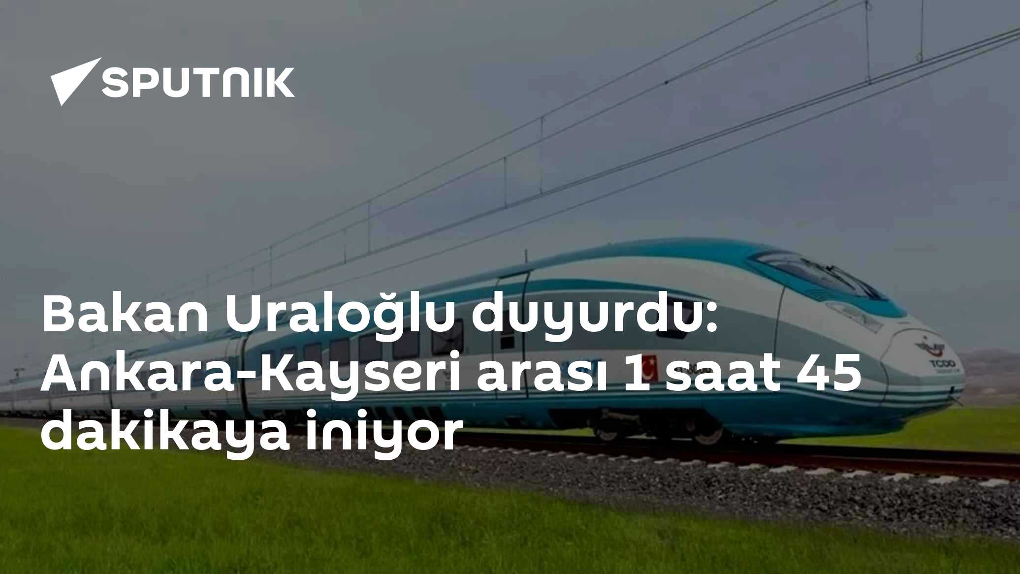Yerköy-Kayseri YHT Hattı'nda fiziki ilerleme yüzde 50'yi geçti: Ankara-Kayseri 1 saat 45 dakika olacak