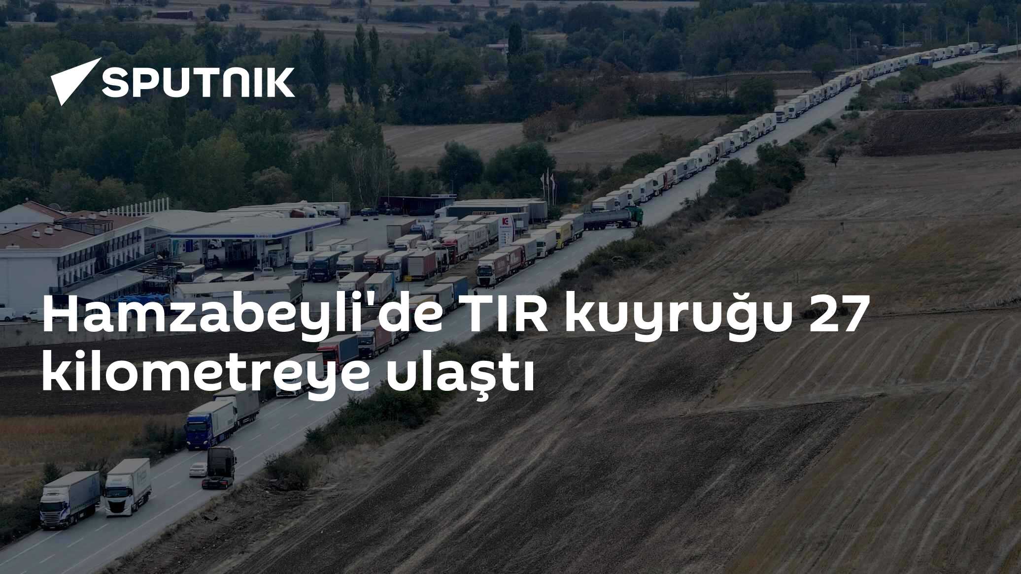 Kapitan Andrevo'daki Çalışmalar Hamzabeyli'yi Kilitledi: TIR Kuyruğu 27 Kilometreye Ulaştı