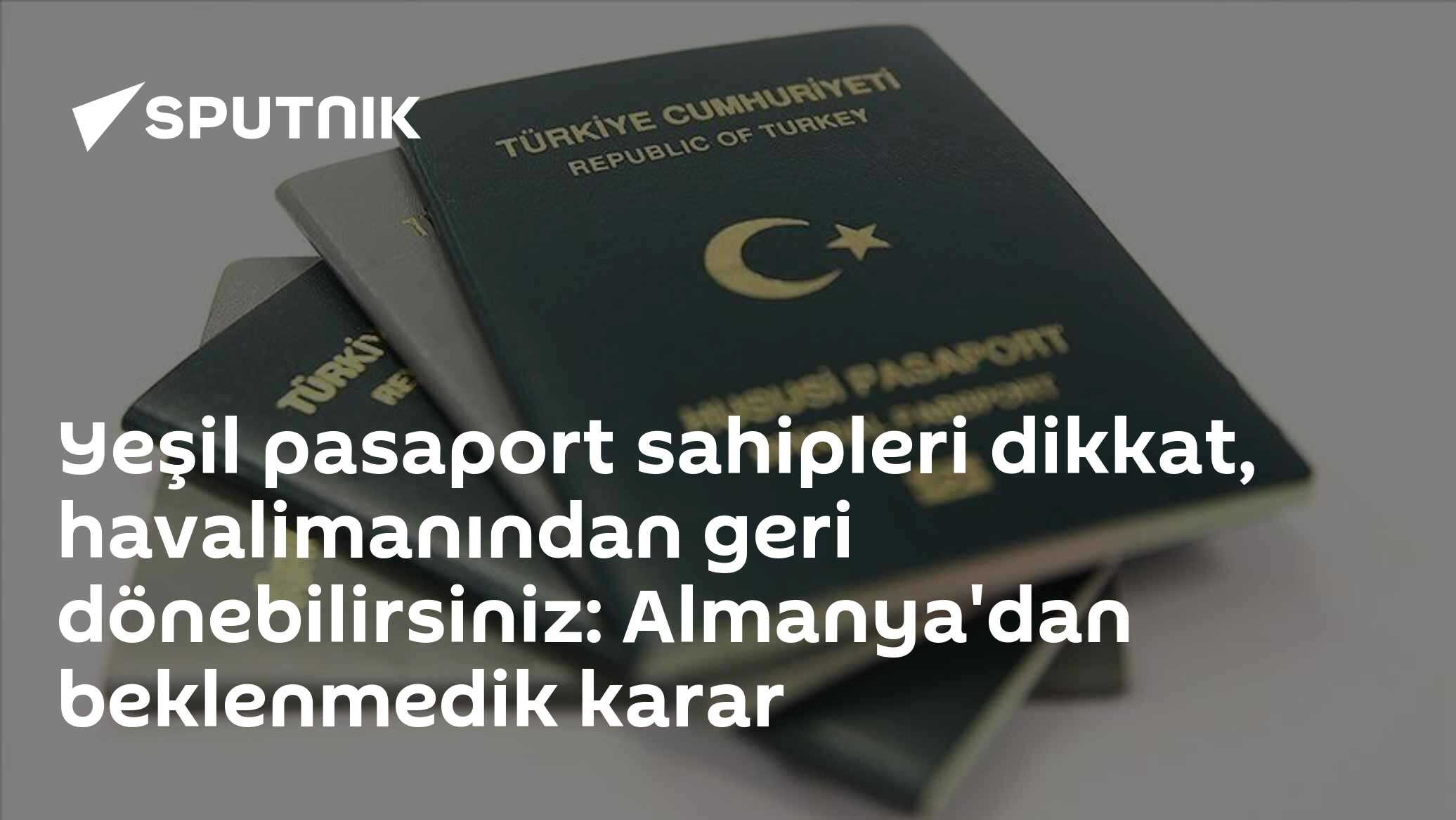 Yeşil Pasaportla Almanya'ya Gidecekler Dikkat: Frankfurt'ta Geri Çevrilen Devlet Memuru Yaşadıklarını Anlattı