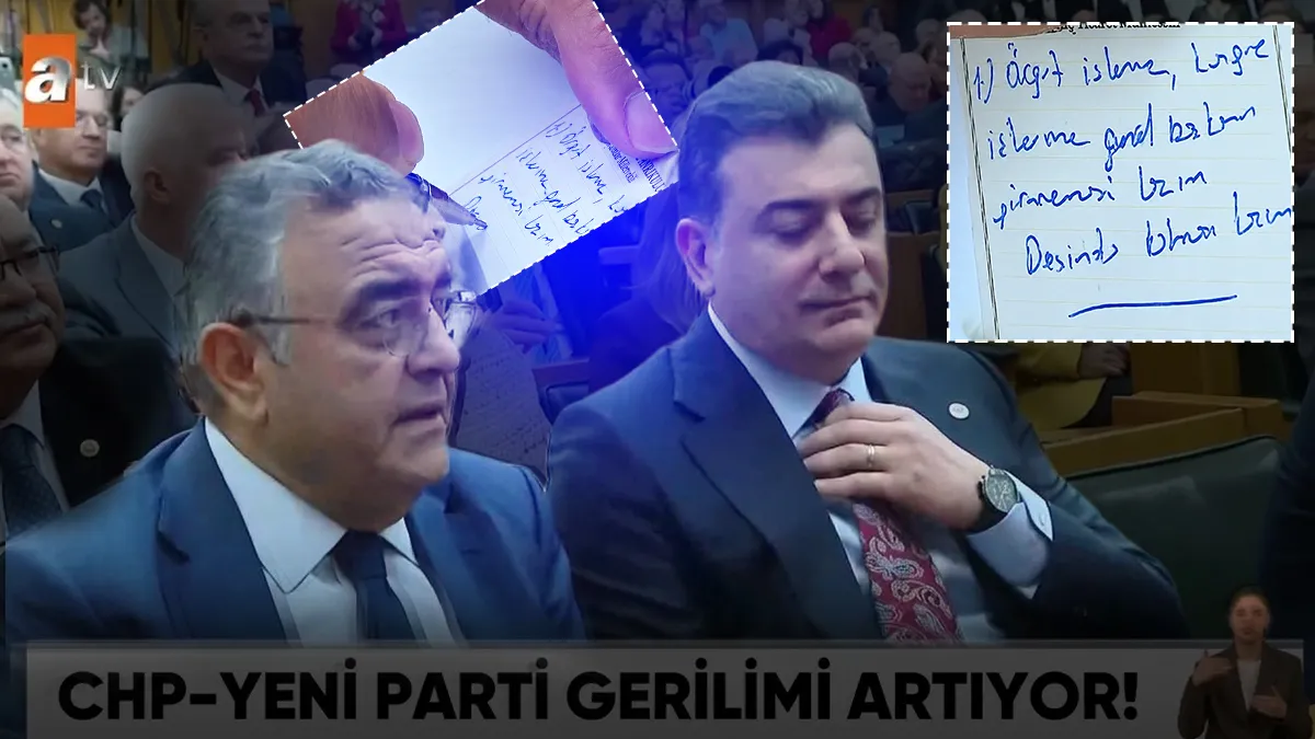 Özel kürsüdeyken kendi milletvekilleri not defterinde eleştirdi: 'Genel başkan örgüt işlerine girmemeli