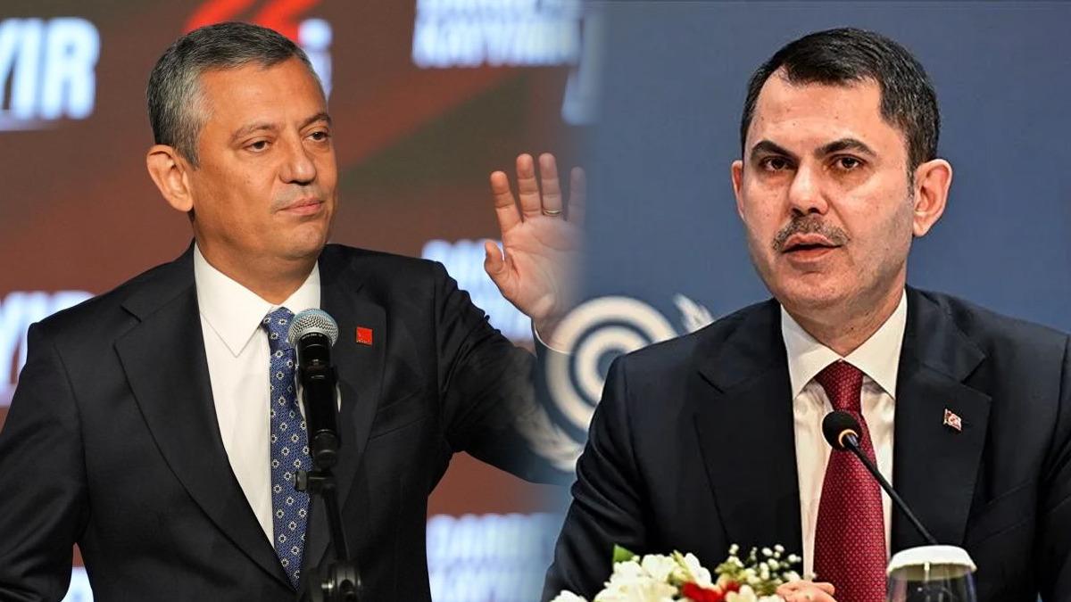 Bakan Kurum'dan Özel'e sert yanıt: 'Ayazağa projesinde İBB'nin 1,1 milyar TL payı var