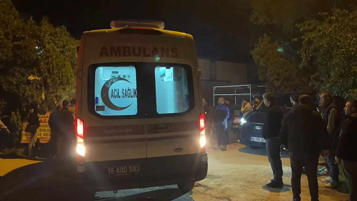 Bursa'da forkliftten düşen demir blok 24 yaşındaki işçinin canını aldı