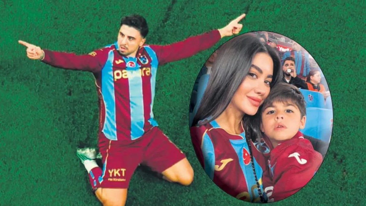 Ozan Tufan'ın golü oğlu Aren'i tribünde hoplandırdı