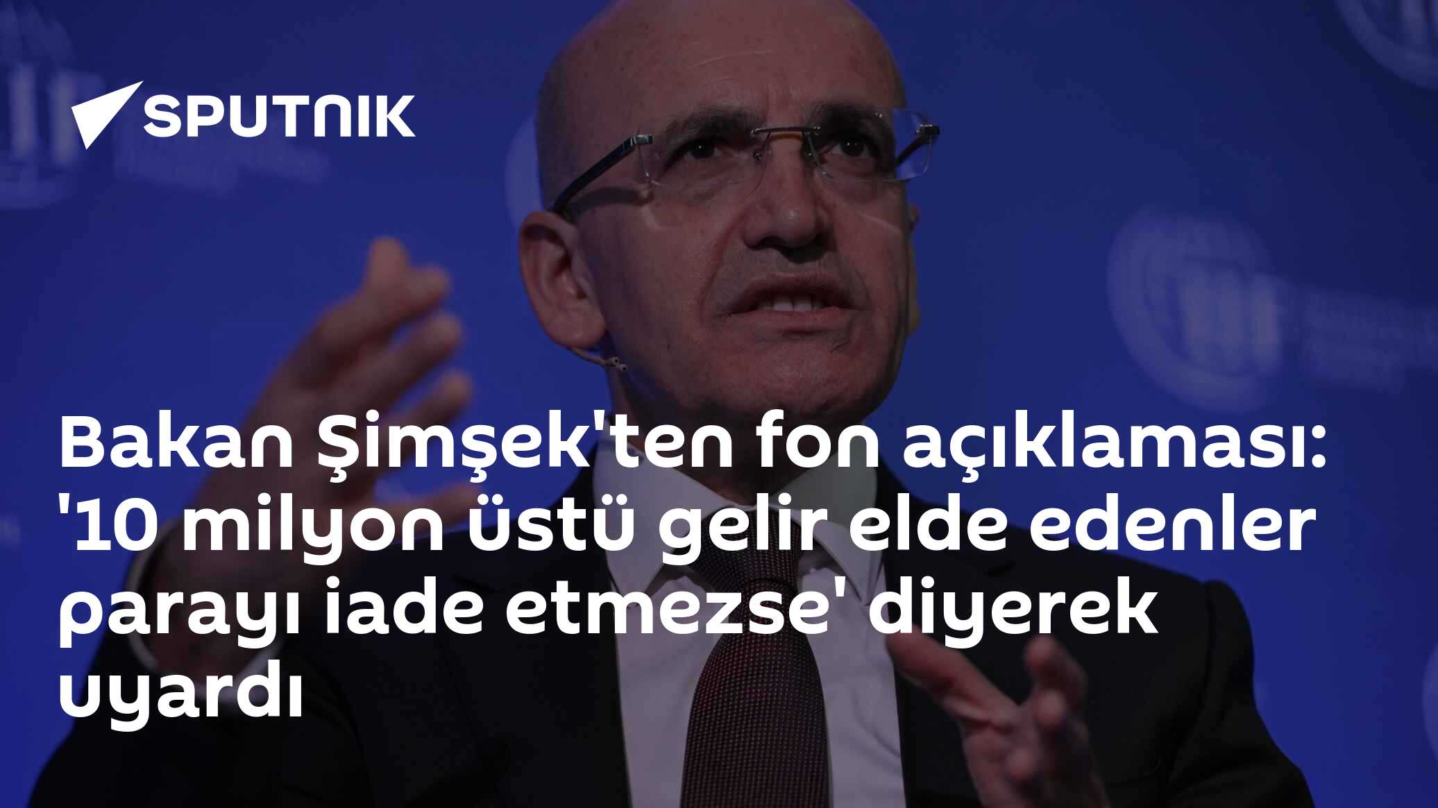 Şimşek: 10 milyon TL üzeri kazananlar gönüllü iade etmezse Adalet Bakanlığı devreye girecek