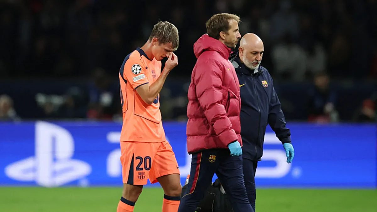 Barcelona, Dani Olmo'nun Sol Uyluk Kasından Sakatlık Geçirdiğini Açıkladı