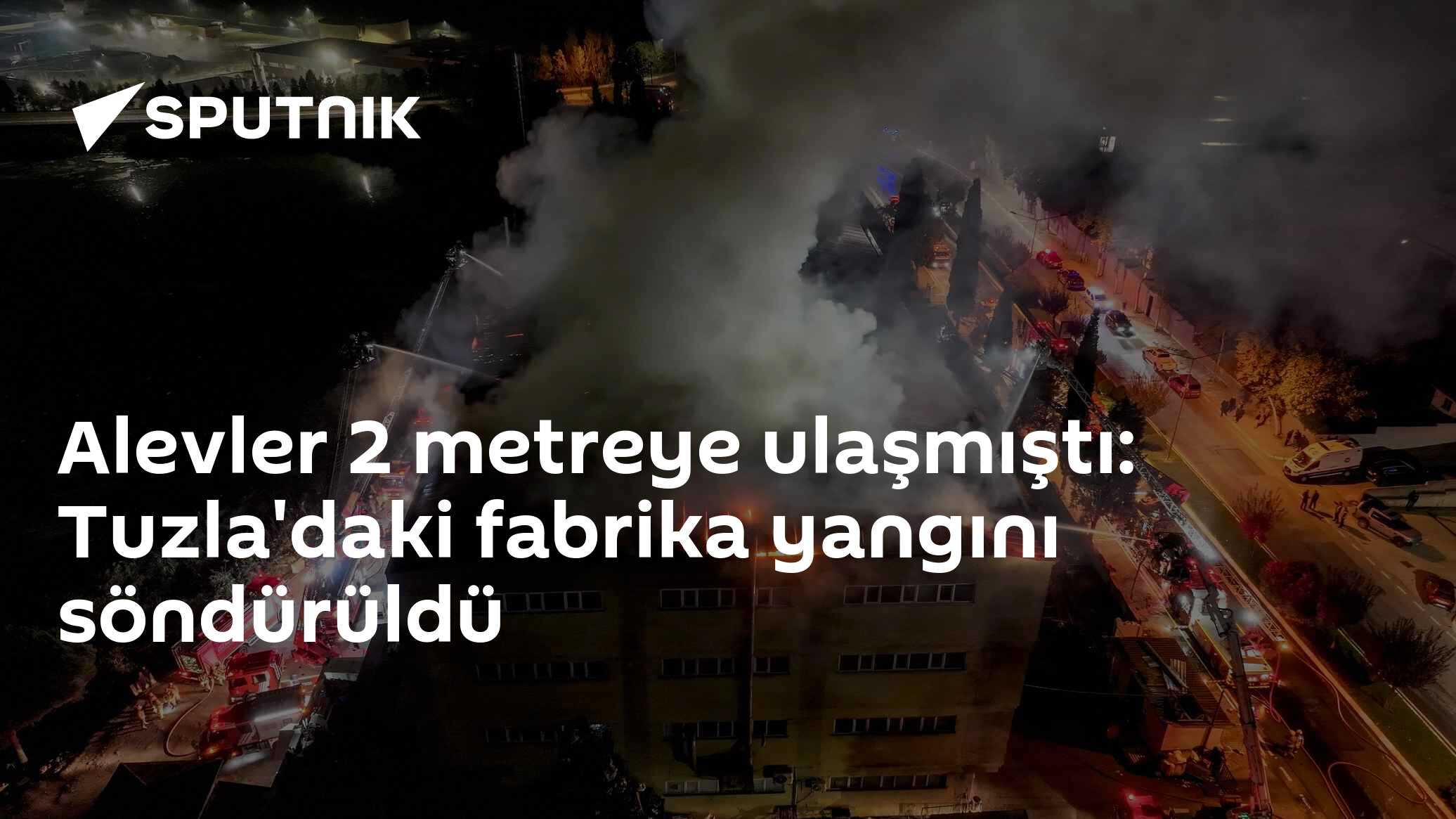 Tuzla'daki Ayakkabı Fabrikasında Çıkan Yangın 4 Saatte Söndürüldü