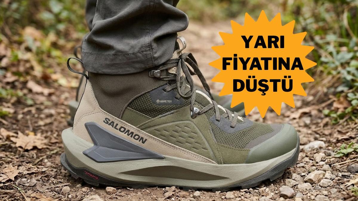 Salomon Elixir Mid Gore-Tex Erkek Outdoor Botu Yarı Fiyatına Satışa Çıktı