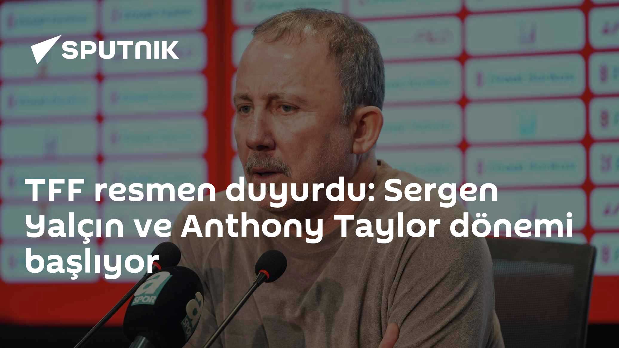 TFF'den tarihi kararlar: Sergen Yalçın milli takımın başında, Anthony Taylor MHK'da