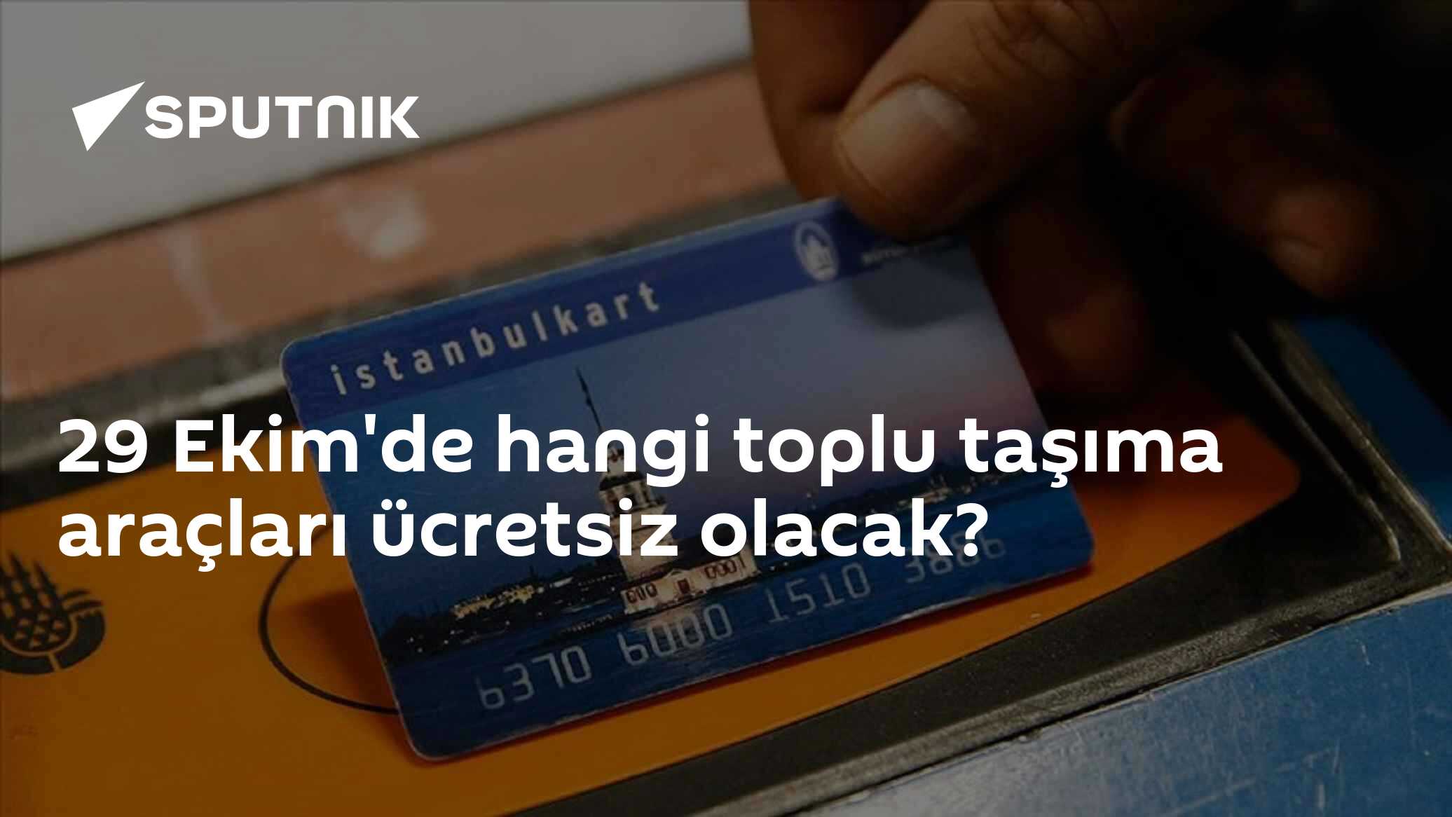 29 Ekim'de İstanbul, Ankara ve İzmir'de Hangi Raylı Hatlar Ücretsiz Olacak?