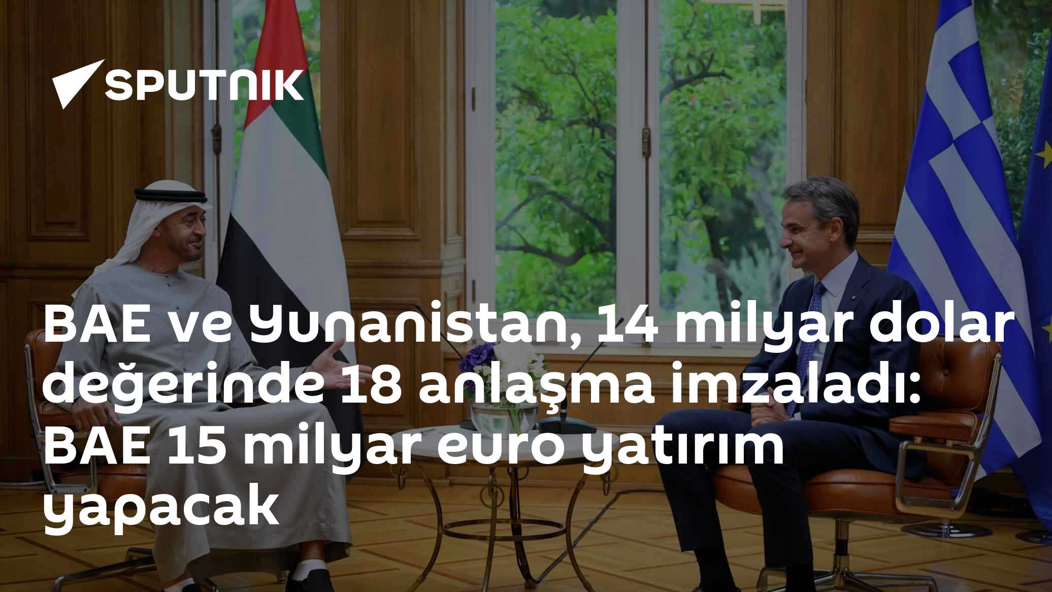 BAE ile Yunanistan Arasında 14 Milyar Dolarlık 18 Anlaşma İmzalandı