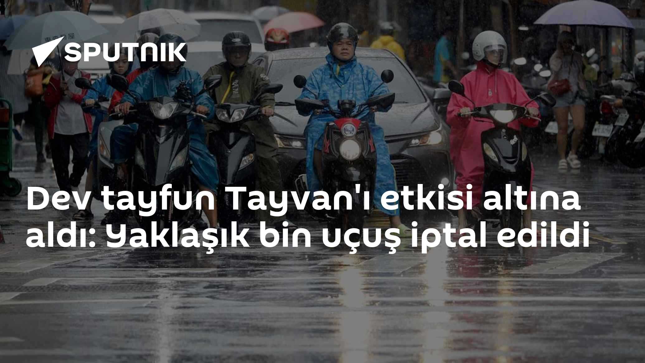 Champi Tayfunu Tayvan'ı Vurdu: 979 Uçuş İptal, 1 Ölü 94 Yaralı