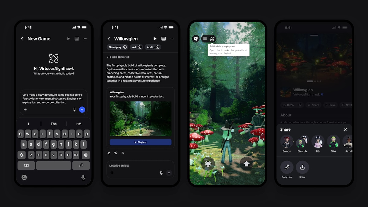Roblox, Mobil Uygulamasına Yapay Zeka Destekli Oyun Yapım Aracı Ekledi