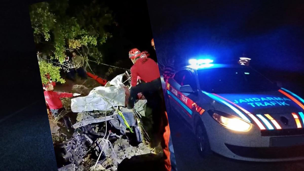 Mantar toplamaya giderken uçuruma yuvarlanan araçta 4 kişi hayatını kaybetti