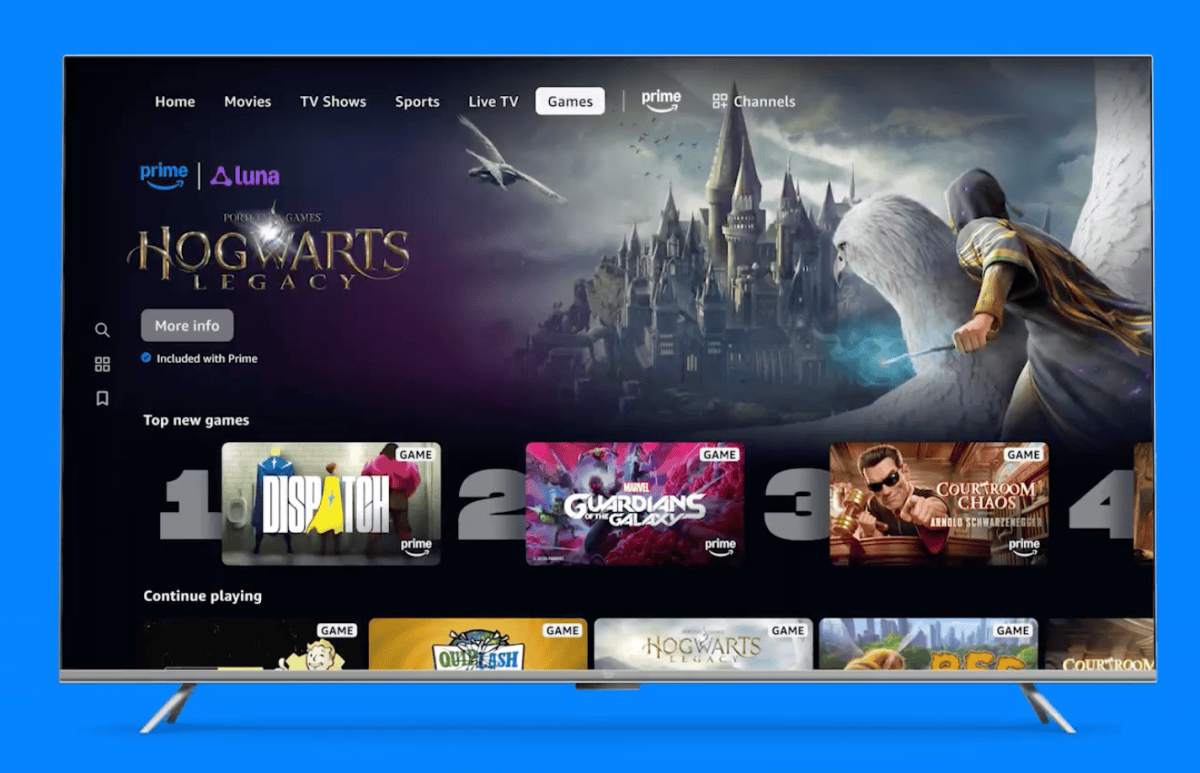 Amazon, Luna Bulut Oyun Hizmetini Prime Video'ya Entegre Etti