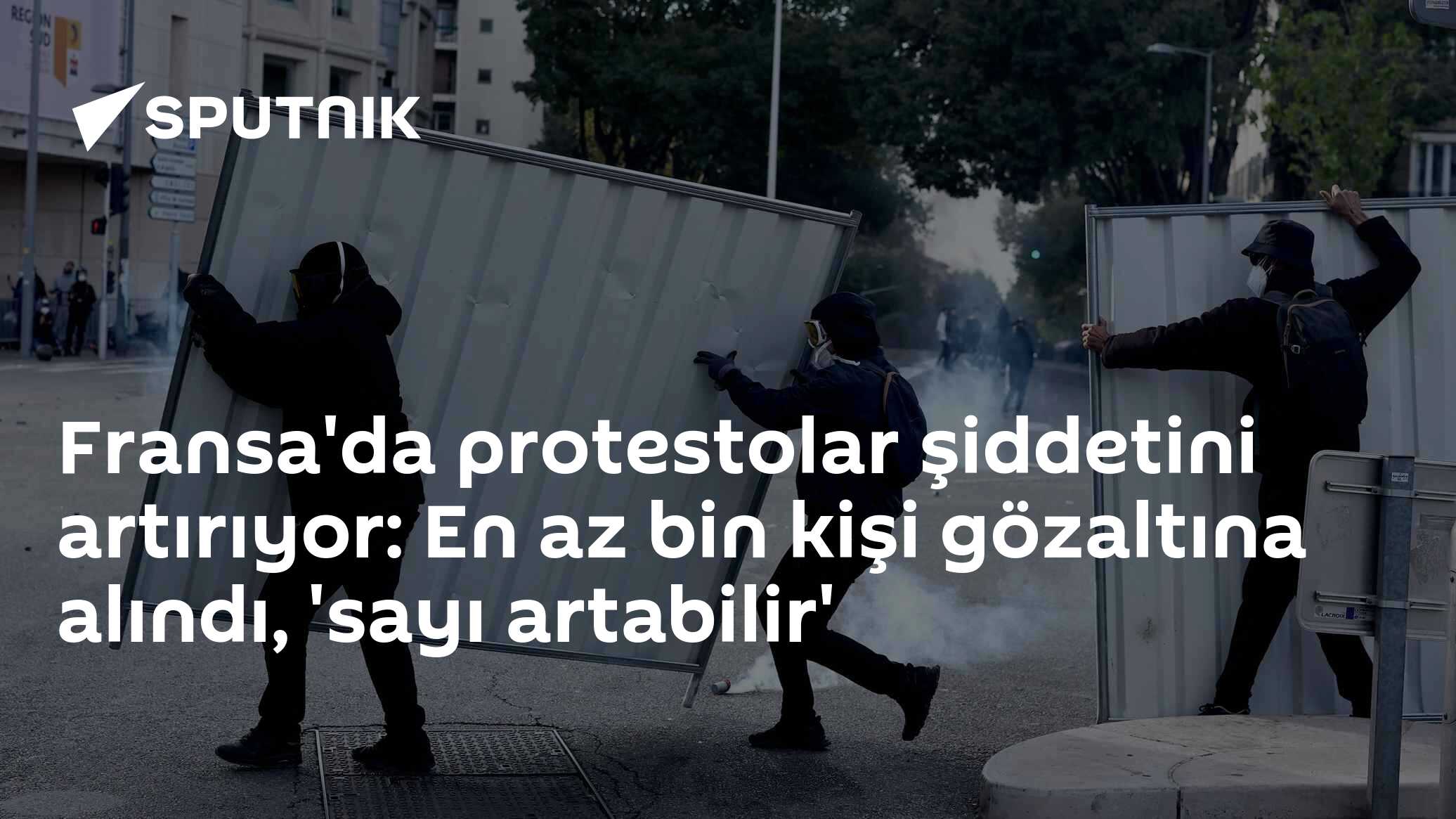 Fransa'da protestolar bin gözaltıyla tırmandı: 'Aşırı sol' gruplara polis müdahalesi
