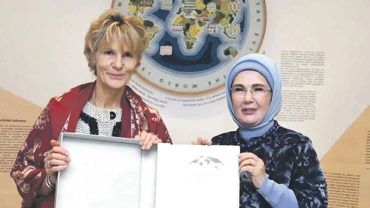 Emine Erdoğan, Diana Fox Carney ile Sıfır Atık Vakfı'nı Ziyaret Etti