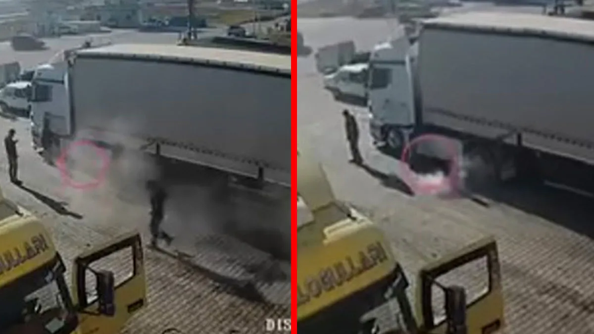Konya Karapınar'da tır tamirinde patlama: Usta hafif sıyrıklarla kurtuldu