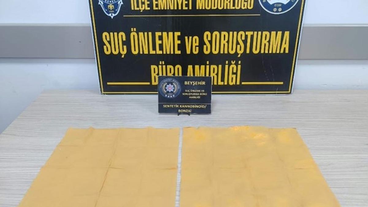 Beyşehir'de 3 Bin Kullanımlık Bonzai Ele Geçirildi, 3 Kişi Tutuklandı